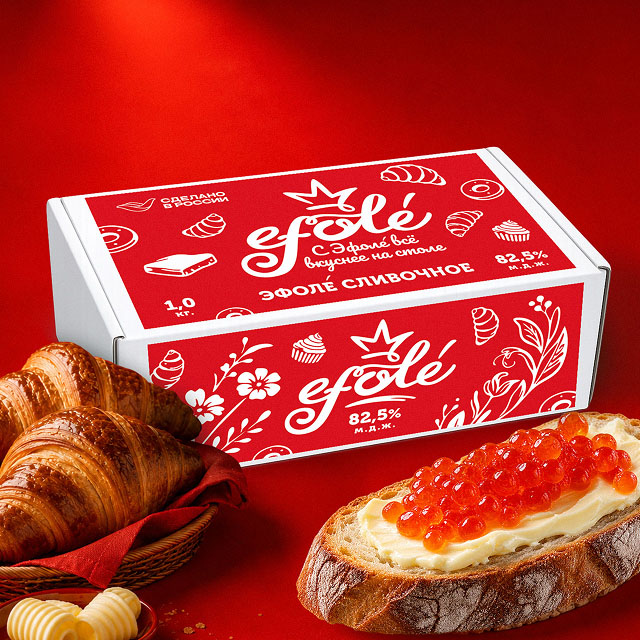 Сливочное efole 1 кг